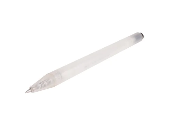 Ручка Пластикова Ізольована Білому Фоні — стокове фото