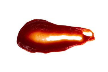 Beyaz arka plan üzerinde izole domates ketçap.