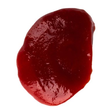 Beyaz arka plan üzerinde izole domates ketçap.