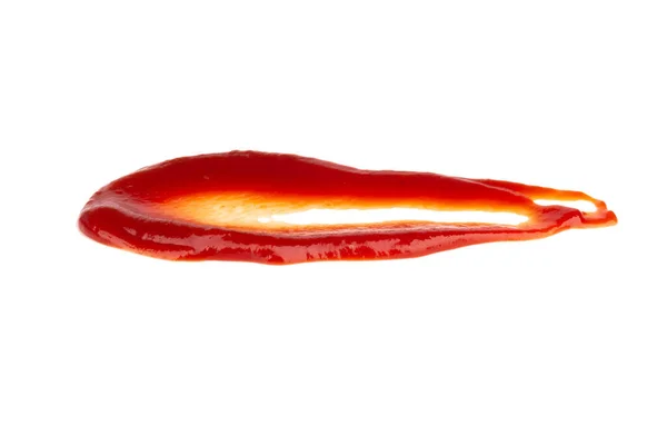 Ketchup Pomidorowy Białym Tle — Zdjęcie stockowe