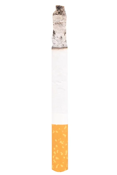 Sigaretta Isolata Sfondo Bianco — Foto Stock
