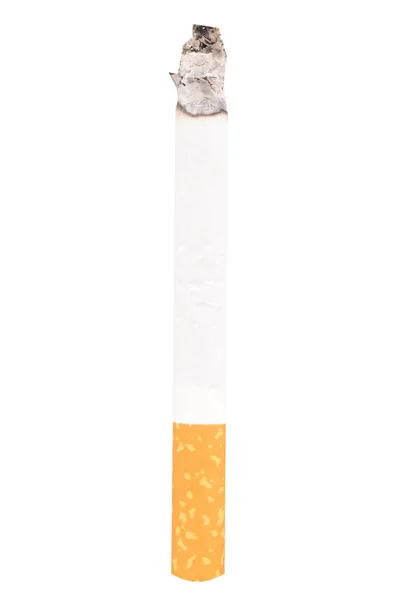 Sigaretta Isolata Sfondo Bianco — Foto Stock