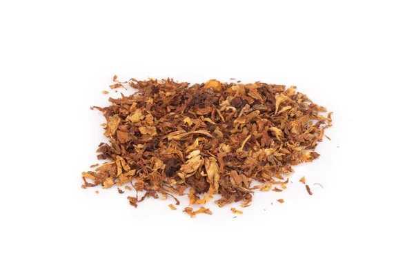 Tobakksblader Som Isolert Hvit Bakgrunn – stockfoto
