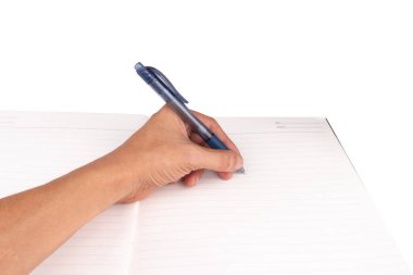 kalem beyaz arkaplan kitabında izole edildi.