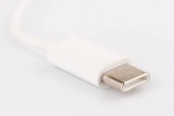 Headphone Plug Isolated White Background — Stock Photo, Image