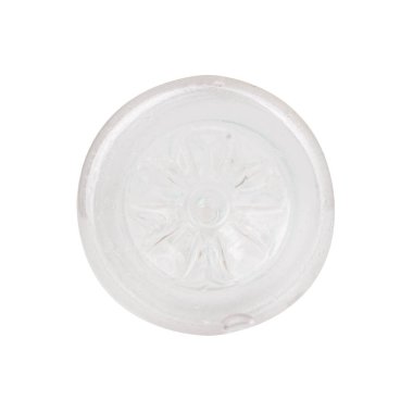 Beyaz arkaplanda izole edilmiş şişe boş.