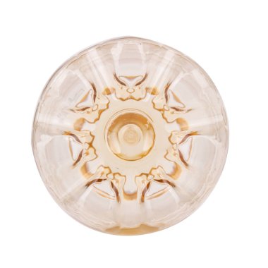 Beyaz arkaplanda izole edilmiş şişe boş.