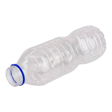 Beyaz arkaplan görünümünde izole şişe üst alt.