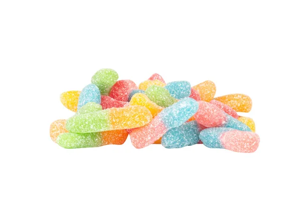 Fruit Jelly Isolated White Background — Stock Photo, Image