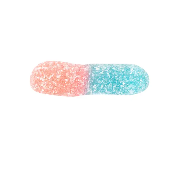 Fruit Jelly Isolated White Background — Stock Photo, Image