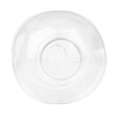 Beyaz arkaplanda izole edilmiş plastik şişe.