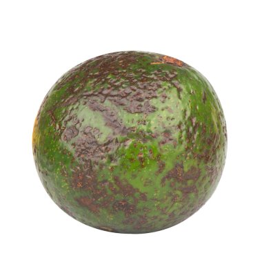 avokado beyaz arkaplanda izole edilmiş..