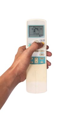 Beyaz arka plan üzerinde izole Klima uzak.