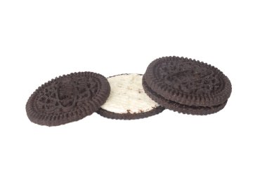Beyaz arka plan üzerinde izole Oreo.