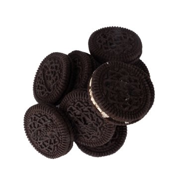 Beyaz arka plan üzerinde izole Oreo.