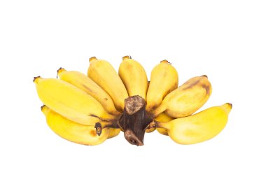 muz sarı beyaz arka plan üzerinde izole.