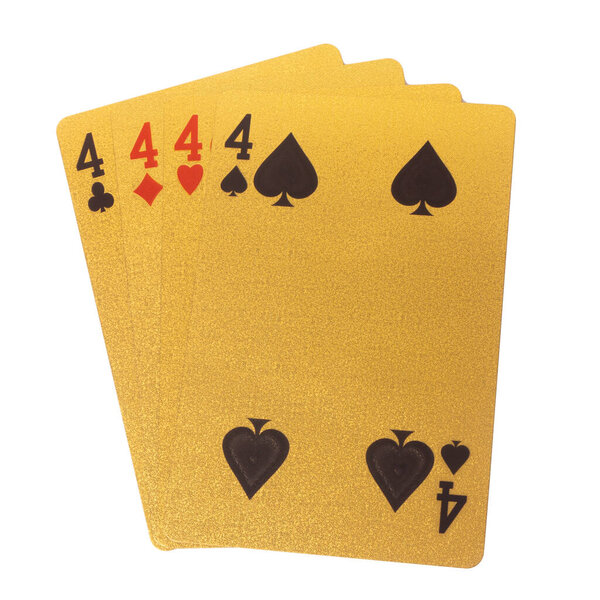 Gambling Card Isolé Sur Fond Blanc — Photo