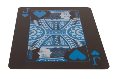 J kart siyah oyun destesi.