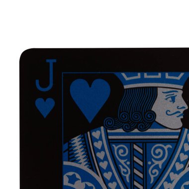 J kart siyah oyun destesi.