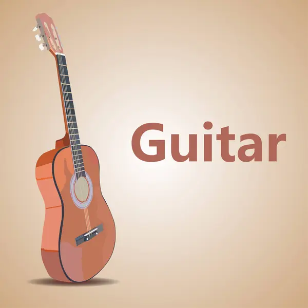 stock vector guitar vector sound music style