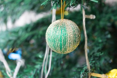 Noel ağacı Noel hediyesi cam mevsimi.