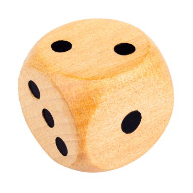 zar tahtası beyaz arkaplanda izole.