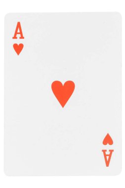 Kart dokuz beyaz arka planda izole edilmiş.