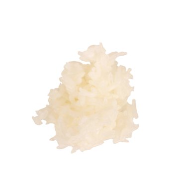 Yasemin pirinç beyaz arka plan üzerinde izole