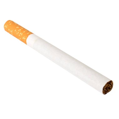 Sigara tek beyaz arka plan üzerinde izole.