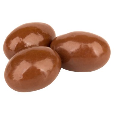 Çukulata yığını dokusu beyaz üzerine izole