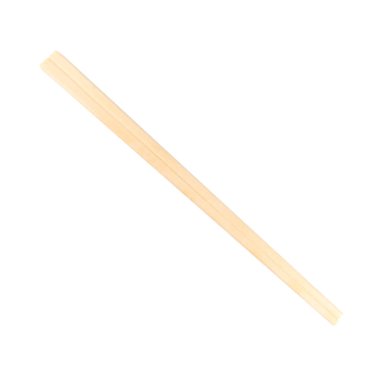 Ahşap yemek çubukları beyaz arka plan.