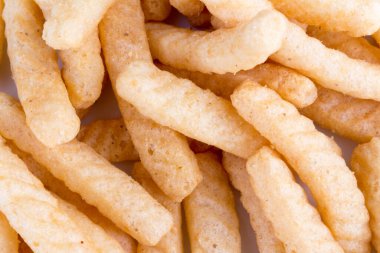 Kızarmış karides kraker dokusu..