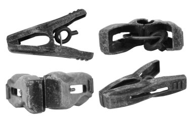 Giysi askısı beyaz araç retro.