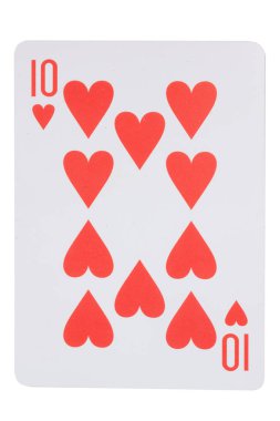 Kart oyunu beyaz oyunda şans 10 kupa.