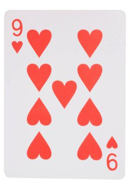 Kağıt oyunu beyaz oyunda şans dokuz kupa.