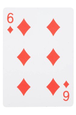 Kağıt oyunu beyaz oyun şans altı elmas.