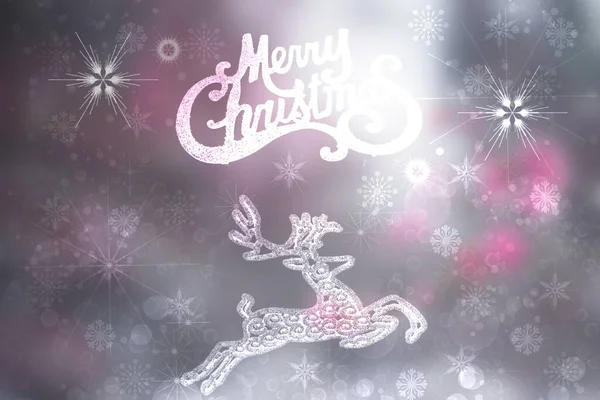 Καλά Χριστούγεννα Αφηρημένη Εορταστική Φυσικό Φως Ροζ Μπλε Λευκό Χειμώνα — Φωτογραφία Αρχείου
