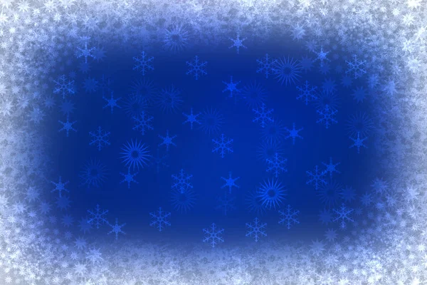 Шаблон Рождественской Открытки Abstract Festive Natural Blue Winter Christmas Background — стоковое фото