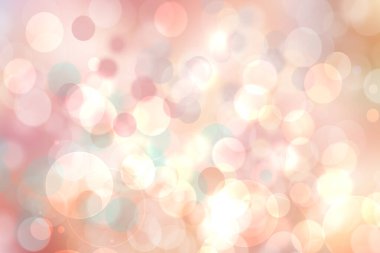 Dairesel bokeh ışıkları ile şenlikli taze renkli pastel arka plan doku. Tatil ve diğer festivaller için güzel doku.