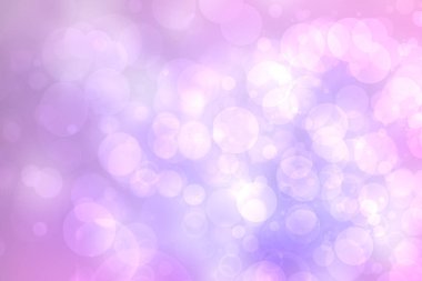 Soyut bulanık taze bahar ışığı hassas pastel pembe beyaz bokeh arkaplan dokusu parlak dairesel yumuşak renkli ışıklar. Güzel arkaplan illüstrasyonu.