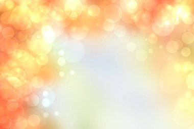 Merhaba bahar arkaplanı. Soyut parlak bahar ya da yaz manzarası dokusunda doğal yeşil pembe turuncu Bokeh ışıkları ve güneş ışığı. Kopyalama alanı olan güzel arkaplan.