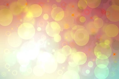 Soyut, taze, bulanık bahar, narin, açık yeşil pastel, sarı, turuncu, bokeh arka plan dokusu, parlak dairesel, yumuşak renkli ışıklar. Güzel arkaplan illüstrasyonu.