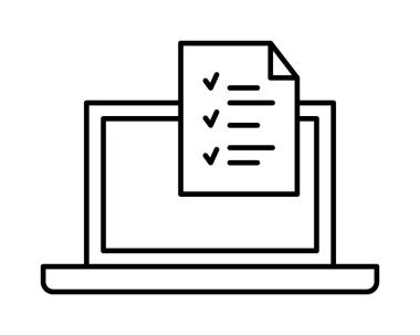 Content, copywriting, request vector icon on transparent background. Outline Content, copywriting, request vector icon.