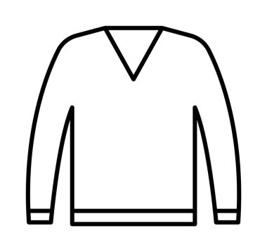 Clothes, clothing, fashion vector icon on transparent background. Outline Clothes, clothing, fashion vector icon.