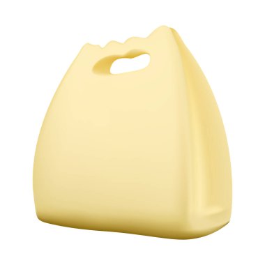 Kağıt Torba. Kahverengi Alışveriş Çantası. Alışveriş, reklam ve markalaşma için el işi paketi. Vektör illüstrasyonu.