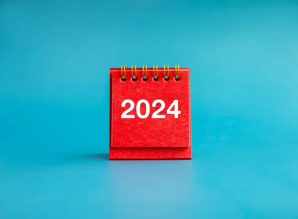 Happy New Year 2024 Banner Background 2024 White Numbers Year — Stock Photo, Image
