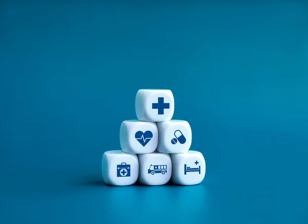 Gesundheitswesen Wellness Plan Und Versicherungskonzept Gesundheit Pflege Krankenhausdienst Und Medizinisches — Stockfoto