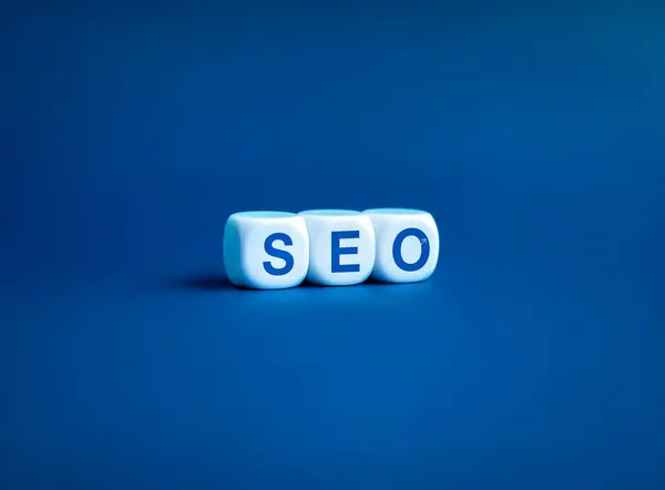 SEO or Search Engine Optimization ranking concept. Alphabets abbreviation \