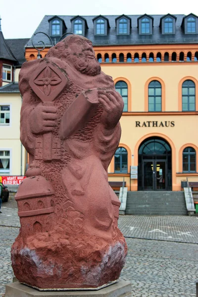 Reichenbach Γερμανία Μαρτίου 2023 Δημαρχείο Στην Κεντρική Πλατεία Αγοράς Του — Φωτογραφία Αρχείου