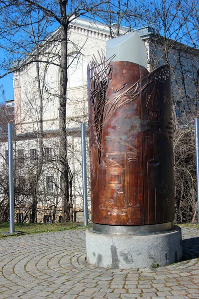Plauen Γερμανία Μαρτίου 2023 Μνημείο Wende Μνημείο Για Γεγονότα Της — Φωτογραφία Αρχείου
